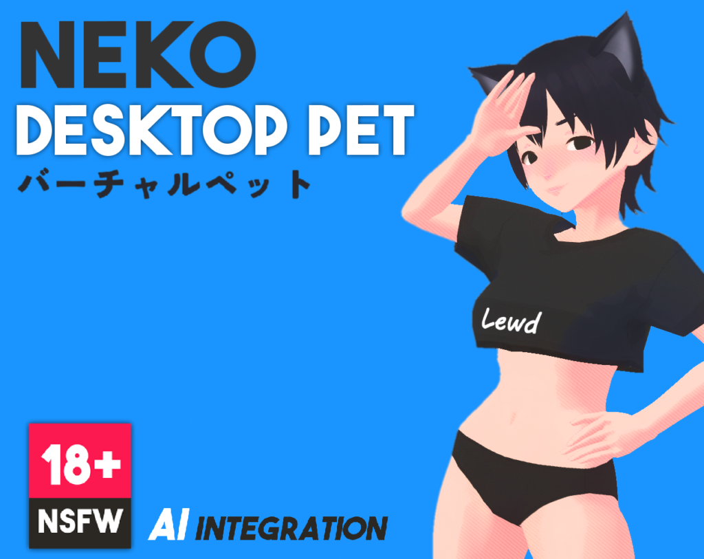 Giochi popolari con intelligenza artificiale 18+ chiamati Neko - Desktop Pet (+18)